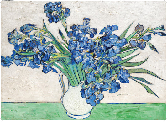 Irises in a Vase